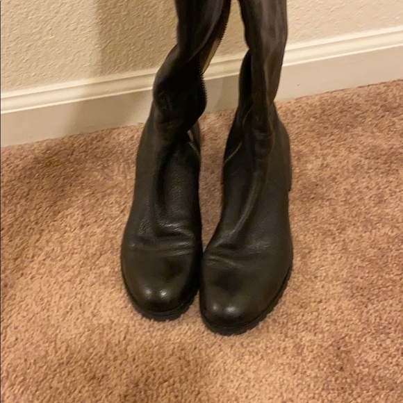 Michael Kors pebbled leather riding boots size 7 - Picture 2 of 5